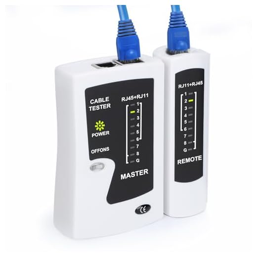 RJ45 Cable Tester Network Cable Tester Ethernet Wire Test Tool for LAN Phone RJ45 RJ11 RJ12 Cat5 Cat5e Cat6 Cat6a Cat7 UTP/Shield Cable