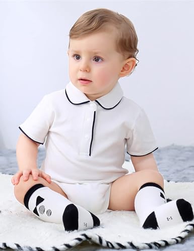 Baby Bodysuit Short and Long Sleeve One-Piece Outfit for Infant Boys Girls 0-24 Months2