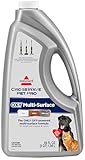 Bissell CrossWave PET PRO OXY Multi-Surface Formula, 40191, 64 oz, Removes Stuck-On Stains like Dirt, Grease, and Grime from Sealed Hard Floors and Grout, Patented Odor Elimation Technology