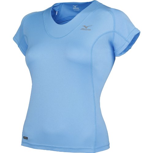 Mizuno Women's Meridian Running Tee Shirt : t-shirt de course technique pour femme
