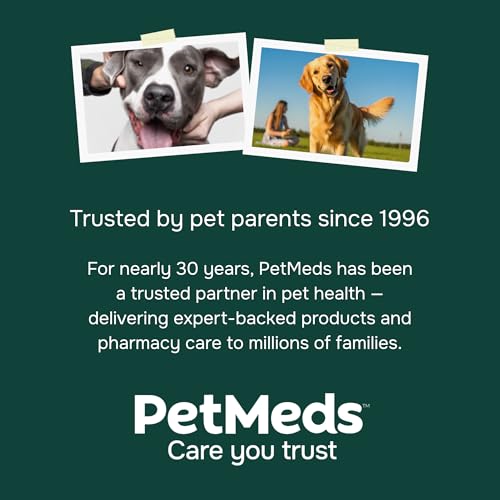 Image of PetMeds Calm Supplement for Dogs - Anxiety & Stress Relief with Vitamins, Theanine & Lemon Balm - Supports Dogs During Travel, Thunder & Separation - Beef & Sweet Potato Flavor - 60 Soft Chews