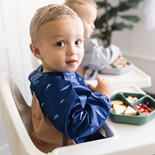 image for Tiny Twinkle Long Sleeve Bib for Babies & Toddlers – Waterproof Smoc