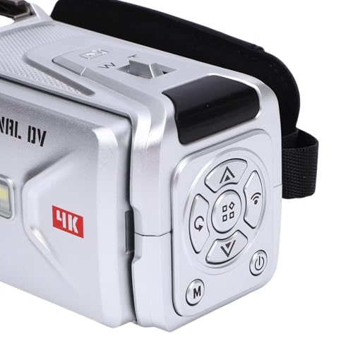 Caméra vidéo 4K vlogging camera 64MP SENECESLI argent