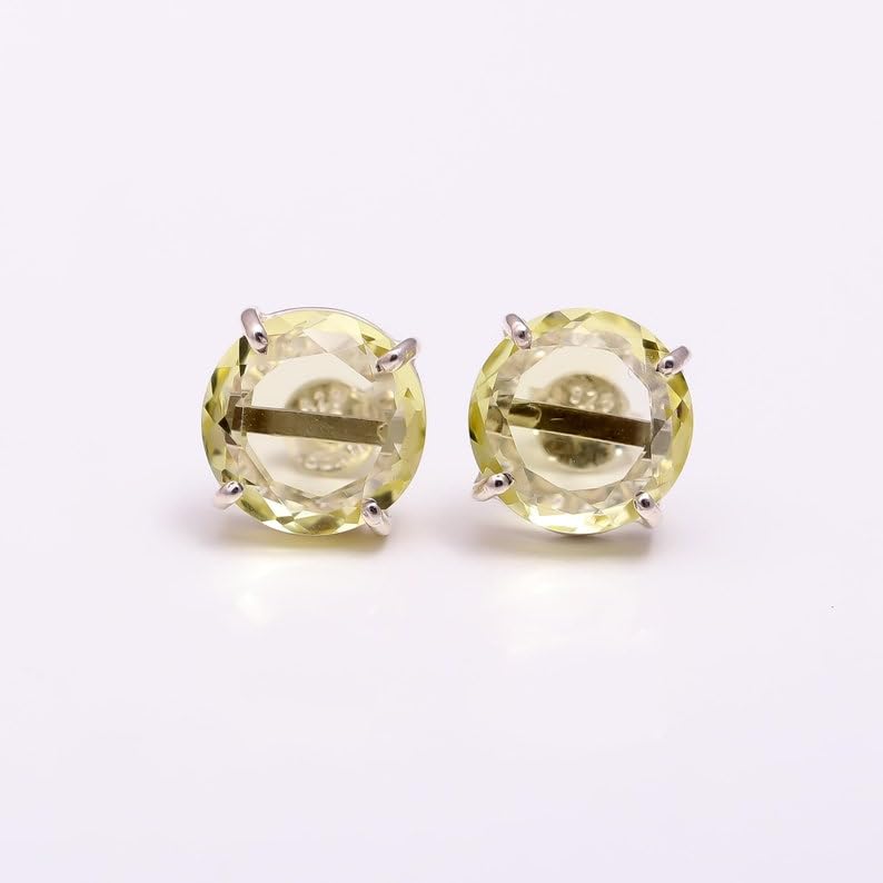 Boucles d'oreilles quartz citron argent pour rayonner au quotidien - 4