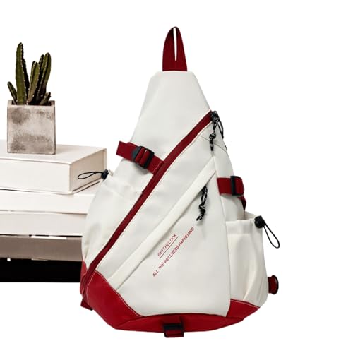Generisch Sling Bag | Lässige Umhängetasche Für Schule, Uni & Freizeit - Sportliche -Tasche Mit Großem Fassungsvermögen Für Training, Einkaufen Und Reisen