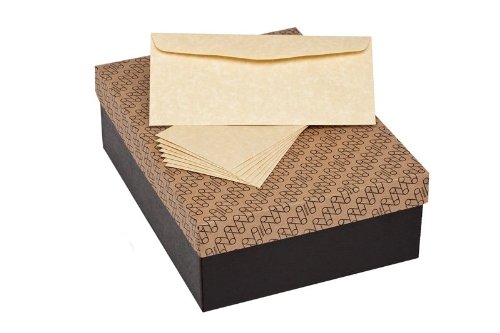 Limited Papers. Vellum Parchment Paper, 60 Text, Latter Papers and Matching Envelopes. (No. 10, Aged)