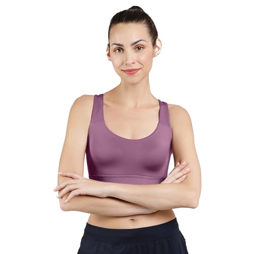 Image of Amante Non Padded Non-Wired Full Coverage Low Impact Elements Sports Bra