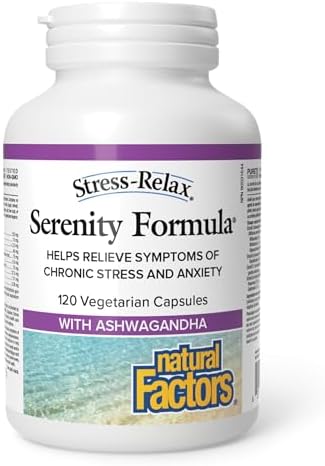 Natural Factors Serenity Formula® with Ashwagandha 125 mg Sensoril™ ashwagandha extract 120 Vegetarian Capsules