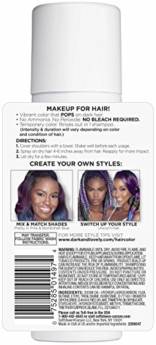 Softsheen-Carson Dark And Lovely Go Intense Color Sprays, Pretty In Pink, 2 Oz #TOP1