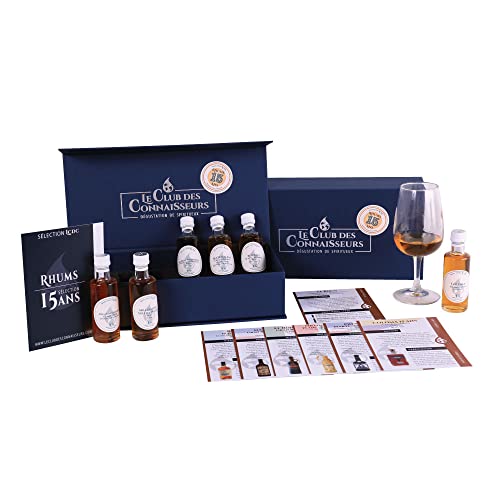 Coffret Dégustation Rhums 15 Ans 6 x 40ml - En