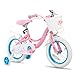 STITCH 子供用自転車 Fairy 12、14、16、18インチ 前カゴ ベル 補助輪付き キッズバイク ジュニア用 バランス感覚 お祝い プレゼント ギフト かわいい 女の子 男の子 ピンク パープル ランキング 人気 入学 誕生日 3 4 5 6 7 8 9 10 11歳