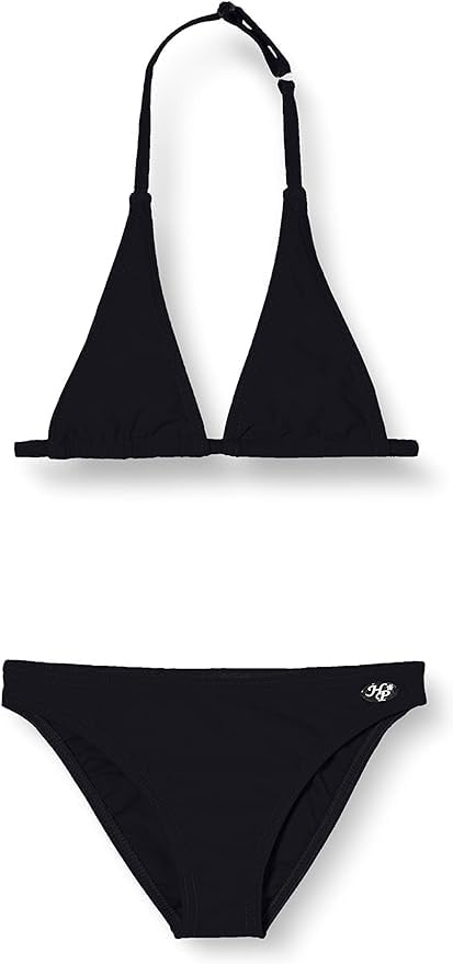 Maillot de bain deux pièces fillette uni fluo résistant HAUTE PRESSION 902