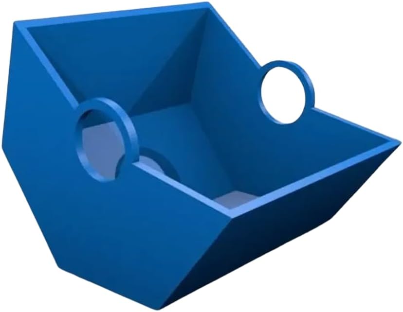 Toilet Paper Guard | Toilet Paper Bottom Protector | Pet & Toddler Proof Toilet Paper Saver | Prevents Wasted TP | Universal Fit for Standard Holders | Durable Bathroom Accessory (Dark Blue) image 3