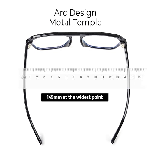 Image of HASHTAG EYEWEAR 3-in-1 Magnetic Clip-On Polarized Sunglasses for Men | Spectacle Frame with UV400 Protection | Day & Night Magnetic Glasses | Clip-On Eyewear for Men