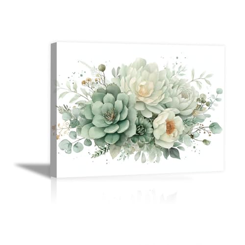 Tableau sur toile fleurs pour un bureau inspirant et une décoration de chambre apaisante
