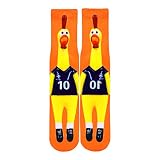 Benefeet Sox Funny Chicken Socks for Men Crazy Socks for Boys Teens Silly Socks for Kids Cool 3D Print Socks Novelty Crew Tube Socks Fun Patterned Casual Dress Socks Cotton Graphic Socks for Adults