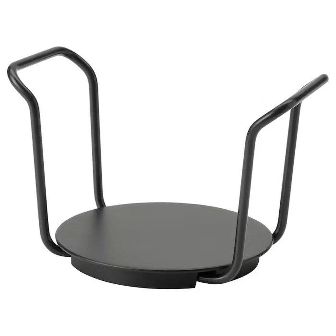 Ikea Soporte para platos UPPDATERA, 15-23 cm, antracita