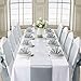 12 Pack Silver Table Runner 12x108 Inches Long, Satin Silk-Like Smooth Table Decor for Wedding Birthday Party