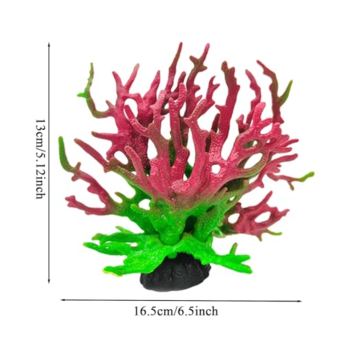 Décorations de aquarium - Coraux végétaux aquariums | Décor de cual pêche avec conception de simulation douce | Faux aquatiques d'aquarium pour l'aménagement paysager | Ornement des paysages d – vue 6