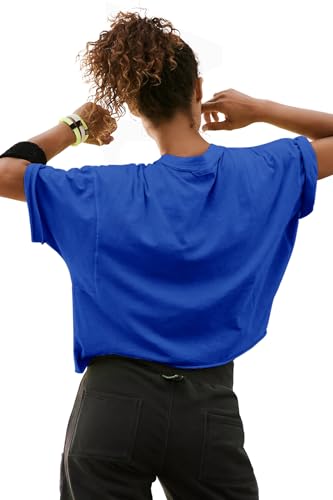 women39s summer short sleeve crop tops casual basic cotton athletic yoga running t-shirts