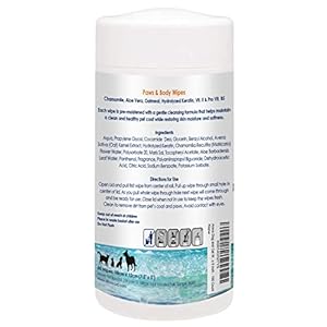 Arava Natural Pet Grooming Wipes with Silk Protein  Minerals for Dogs  Cats  Cleaning Deodorizing Wet Wipes for Body Face Fur and Paws  Safe for Puppies  Kittens  75 X 5 Inch  50 Count  Cucciolini Doodles Arava natural pet grooming wipes with silk protein  minerals for dogs  cats  cleaning deodorizing wet wipes for body face fur and paws  safe for puppies  kittens  7 5 x 5 inch  50 count   cucciolini doodles