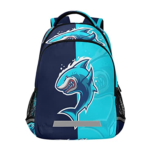 Sac à dos scolaire requin ultra résistant avec imprimé animal