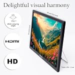 Téléviseur portable 16 po 12V/24V (HD 1366×768) avec batterie intégrée (jusqu'à 6H) – Tuner numérique ATSC, sans Wi-Fi/sans Internet nécessaire, HDMI/USB/AV, comprend adaptateur AC 110V + antenne, DenyDan