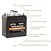 Weize GC2 6V Golf Cart Battery, 240ah Deep Cycle AGM Battery for Golf Cart, Scissor Lift, Scrubber Sweeper