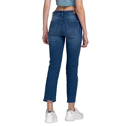 Image of Spykar Womens Mid Rise Super Slim Fit Jeans