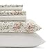 Laura Ashley Marissa Cotton 6-Piece Sheet Set, Queen
