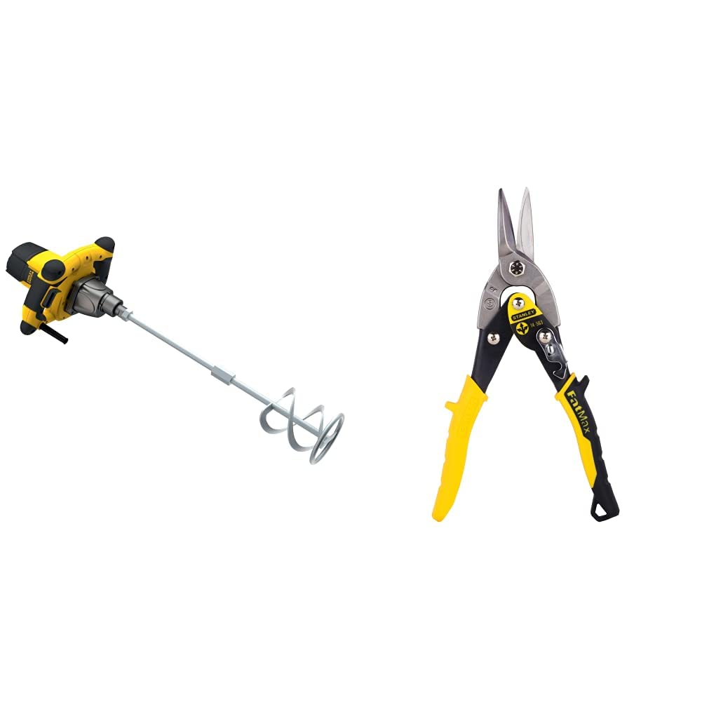 Malaxeur électrique Stanley FATMAX robuste 1600W pour la préparation des liants de chantier