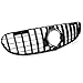 Front Grille Bumper Grille for 2019-2023 Mercedes-Benz GLC-Class X253 C253 & GLC43 GLC300 300e 350e without AMG Line Only, Gloss Black