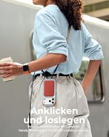 MOFT MOVAS Rahmen Hülle für iPhone 17 Pro für MagSafe, Ultra Dünner und Ultra Schutz - TPU-Eck Schutz mit Weiches Veganes Leder，0.75 mm (0.03 in) Ultra Slim（Soothing Mist + Sunrise） – Ansicht 9