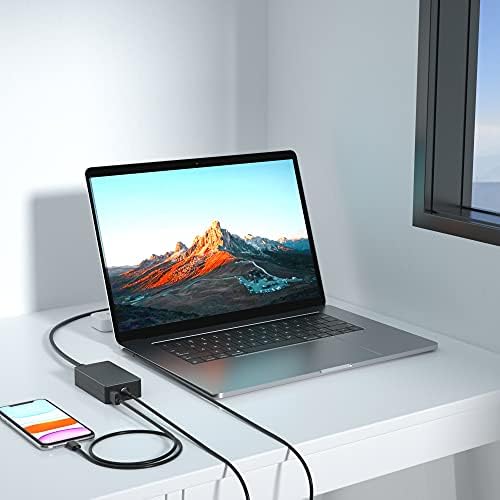 Surface Pro Laptop Charger,44W 15V 2.58A Compatible with Microsoft Surface Pro 3/4/5/6/7/Pro X, Microsoft Surface Laptop 1/2/3, Surface GO/Book with USB Port and Extension Cord,Surface Power Supply