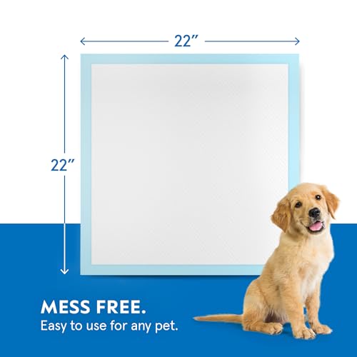 Image of Puppy Pads Pet Pee Pads for Dogs & Puppy Training [300-COUNT] Potty Pads for Dogs 22 inch x 22 inch Leak-Proof Dog Pee Pads - Quick-Dry Surface - Heavy Duty Absorbent Disposable Dog Wee Pad Bulk Pack