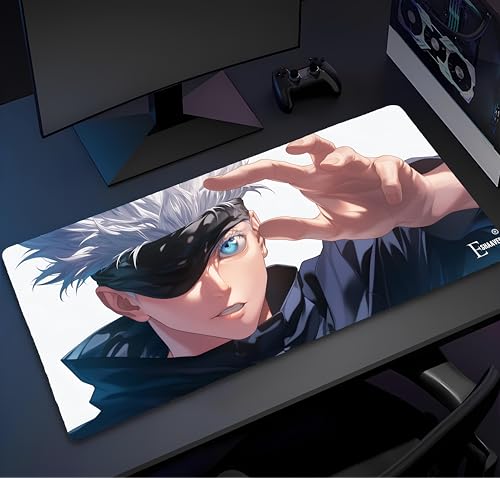 Image of Anime fearturing Large Gaming Mouse Pad, Extended Desktop Mat, 58 x 28 cm (DS 20)
