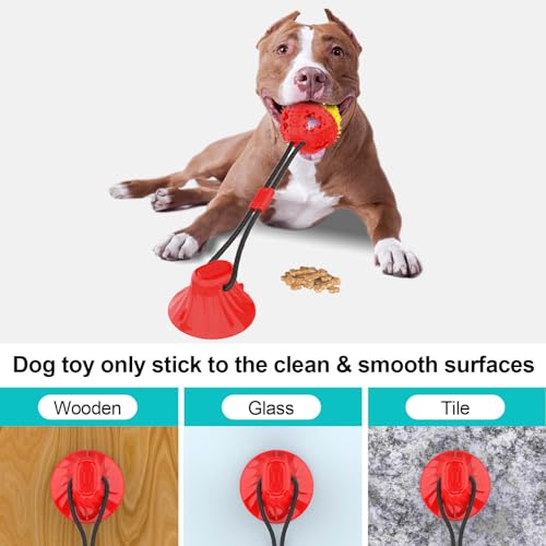 Jenilily Dog Toys Chew for Aggressive Chewers Rope Ball Suction Cup Puppy Training Tug of War Puzzle Toy Treats Toothbrush Boredom Pet Food Dispensing Features  Cucciolini Doodles Jenilily dog toys chew for aggressive chewers rope ball suction cup puppy training tug of war puzzle toy treats toothbrush boredom pet food dispensing features   cucciolini doodles