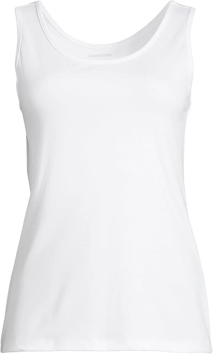 Lands' End Women's Cotton Tank Top - Image 6
