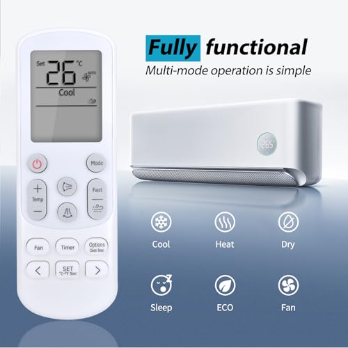 Télécommande AC de rechange pour climatiseur Samsung en panne - 4