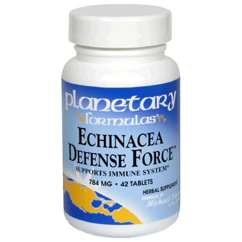 Planetary Formulas Echinacea Defense Force, 784 mg, Tablets, 42 tablets (Pack of 3)