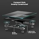 RiDiGo Smart Digital Body Weight Scale With Precision Sensors, LCD Display, Auto Calibration And Elegant Glass Design Ideal For Home Gym Or Personal Use gallery image