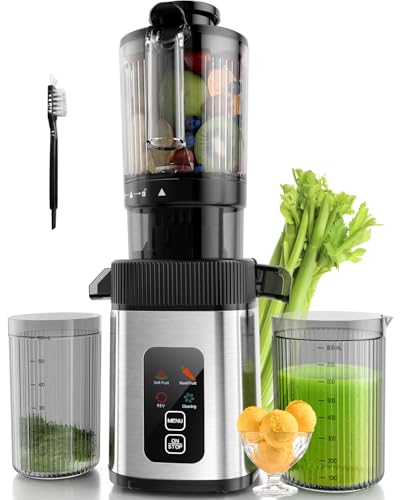 Kismile Cold Press Juicer Machine with Touch Control & 3 Modes