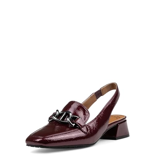Image of Donald Pliner Women's Tegan Slingback Loafer Pump Heel - 1.5 inch Low Flared Heel Shoes for Comfort, Slip On Women's Heels