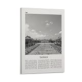 LZTEN Taiwan-Druck, Schwarz-Weiß, Taiwan-Wandkunst, 