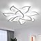 Plafonnier LED Moderne 60W 6750Lm – 5 Bras, Blanc Chaud 3000K – Diamètre 58cm (neuf)