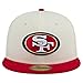 New Era Men's Cream/Scarlet San Francisco 49ers Main 59FIFTY Fitted Hat