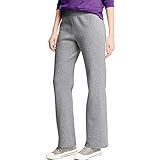 Hanes ComfortSoft Women's Open Bottom Leg Fleece Sweatpant_Lt Stl_XL