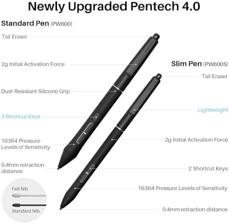 HUION KAMVAS Pro 19 4K UHD Tableta Digitalizadora con Pantalla Táctil miniatura 6