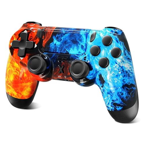 【Prestazioni Eccellenti】 Questo Joystick per PS-4 è dotato di un chip aggiornato paragonabile a quello del controller originale, garantendo prestazioni superiori e una risposta immediata. Nessun ritardo, con una distanza massima di trasmissione fino a 8-10 metri.