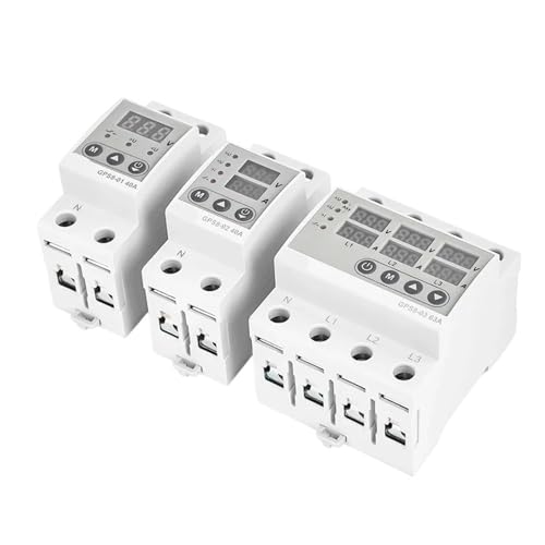 Protector de sobrecorriente GPS8 para riel DIN dispositivo contra sobretensión 220V 63A 6